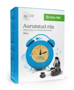 Riis aurutatud (sõmer) 4x125g, TARTU MILL, 500 g