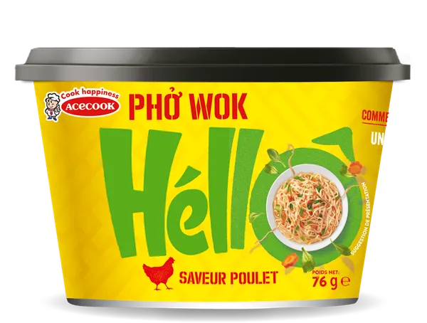 Riisinuudlid HELLO, kana maitsega, 76 g