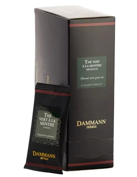 Roheline tee DAMMANN, A La Menthe, 24 tk, 48 g, teekott ümbrikus