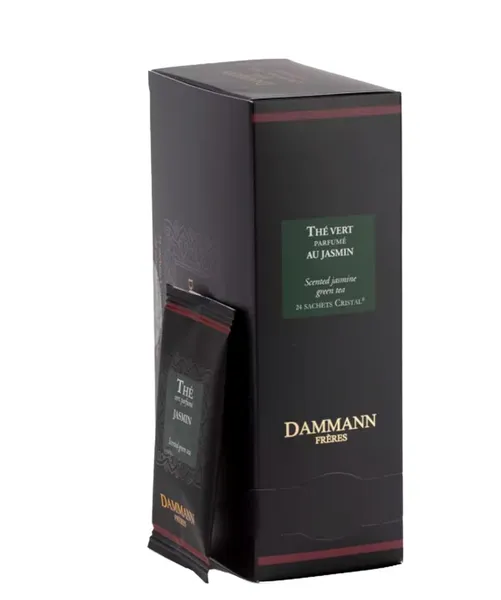 Roheline tee DAMMANN, Jasmin,  24 tk, 48 g, teekott ümbrikus