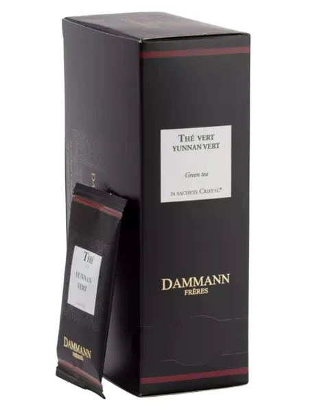 Roheline tee DAMMANN, Yunnan, 24 tk, 48 g, teekott ümbrikus