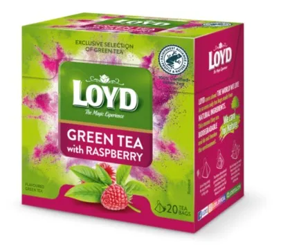 Roheline tee LOYD vaarikamaitseline 20 x 1.5g püramiid kotis