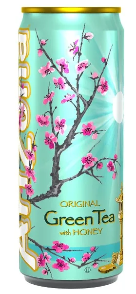 Zaļā ledus tēja ARIZONA ar medu, ar cukuru un saldinātājiem, 0.33l, bundža (DEP)