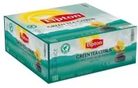 Roheline tee sitruseviiludega, 100 tk, LIPTON Horeca, teekott ümbrikus