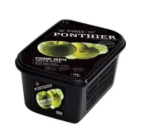 Rohelise õuna püree PONTHIER, külmutatud, lisatud suhkruga, 1 kg