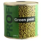 Zaļie zirnīši PROFI, 2.495kg/1.655kg