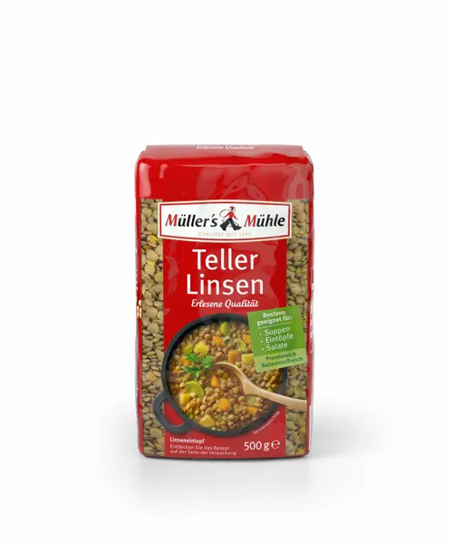 Rohelised läätsed MÜLLER'S MÜHLE, 500g
