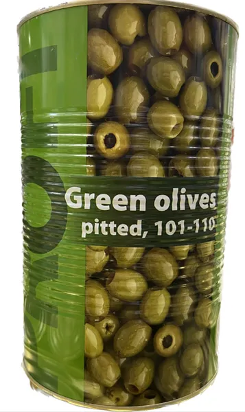 Rohelised oliivid 101-110 PROFI kivideta 4/2kg
