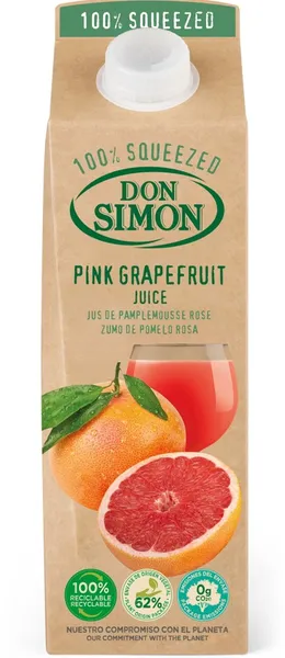 Roosa greibi mahl DON SIMON, 100%, 1 L, tetra