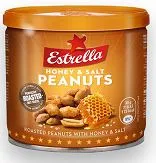 Röstitud maapähklid meega, ESTRELLA, 140 g