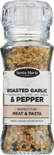 Röstitud küüslauk-pipar veskis, SANTA MARIA, 80 g