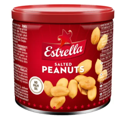 Cepti zemesrieksti Estrella ar sāli 140g