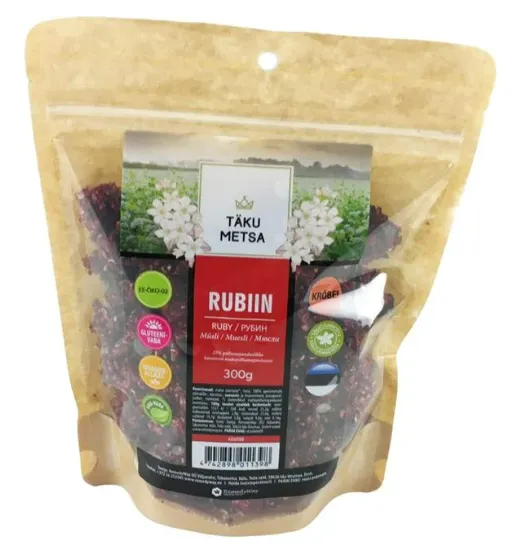 Täkumetsa rubiin müsli 300 g, gluteenivaba