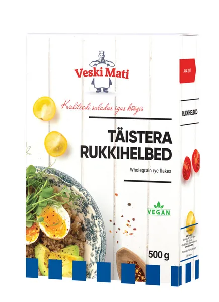 Täistera Rukkihelbed, VESKI MATI, 500 g