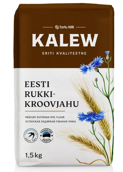 Rukkikroovijahu KALEW 1370 1,5kg