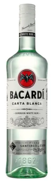 Rum BACARDI Carta Blanca, 37,5%vol, 0,7L,R21/156990/2