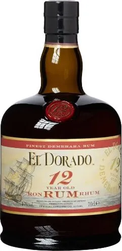 Rum EL DORADO 12Y, 40%, 0,7L, R19/137146/2