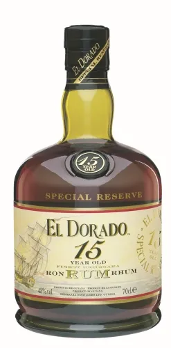 Rum EL DORADO 15YO, 43%vol, 0,7L,R24/188122/2