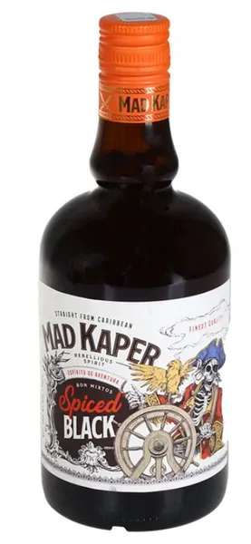 Rum MAD KAPER Black Spiced 35% vol, 0,7L,R22/171133/21