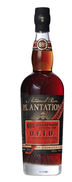 Rum PLANTATION, OFTD, Overproof Dark Rum, 69%vol, 0,7L,R24/194581/2