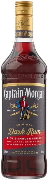 Rumm CAPTAIN MORGAN, Dark, 40%vol, 1,0 L, R18/130260/2
