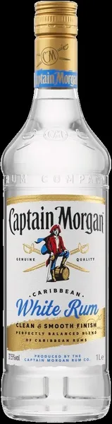 Rumm CAPTAIN MORGAN, White, 37,5%vol, 1,0 L, R15/101080/2