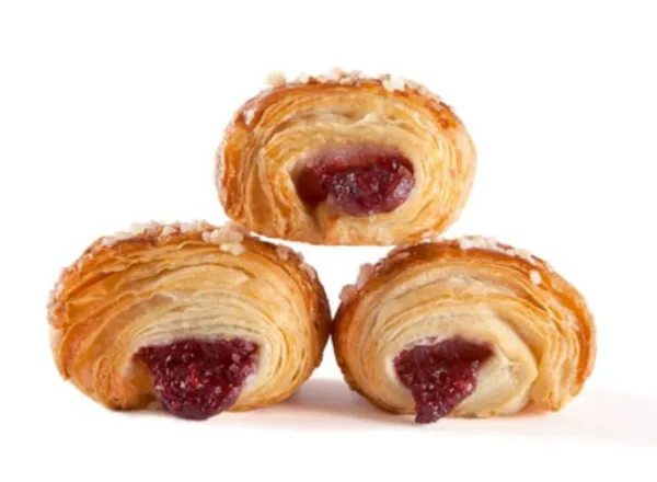 Saiake DELIFRANCE, mini, vaarika-jõhvikatäidisega, külmutatud, 25g x 200tk