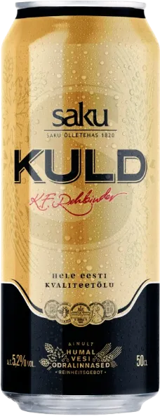 SAKU Kuld, õlu 5,2% 0,5 L, R15/98773/37, purk