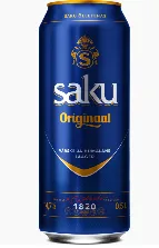 Alus SAKU Originaal, 4,7%, bundžā, 0.5l (DEP)