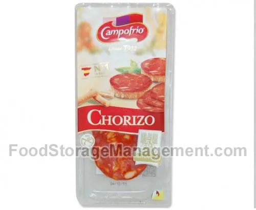 Žāvēta cūkgaļas desa Chorizo, šķēlēs, I r., 80g