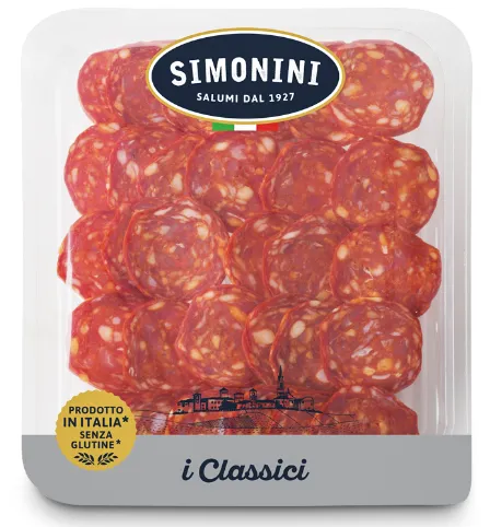 Salaami vorst SIMONINI Piccante, viilutatud, gluteenivaba, 500g