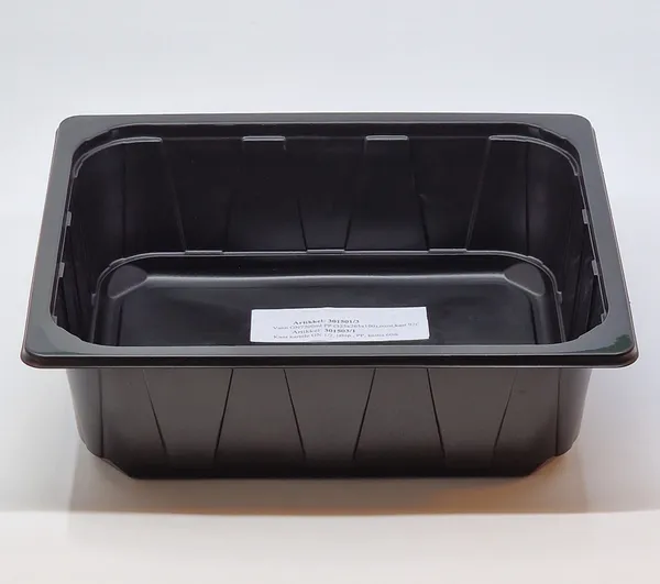 Salativann 7200 ml,  325 x265 x 100, GN 1/2 PP  must, 12tk (sobiv kaas C062043)