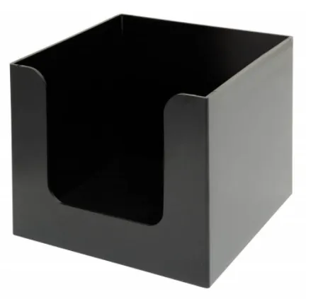 Salvrätikute hoidik BAR PROFESSIONAL, plastik, must, 13,5x13,5x10cm