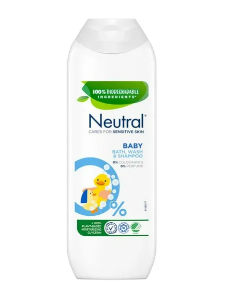 Šampoon & vanni-ja pesugeel NEUTRAL, Baby, 250ml