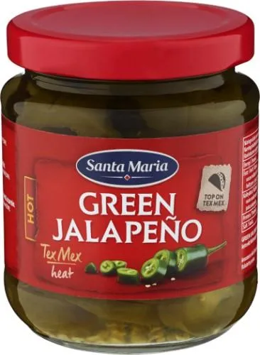 Jalapeno roheline SANTA MARIA, terav, 215 / 110g