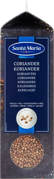 Koriandrs, vesels, 270 g, Santa Maria, Tetrapaka