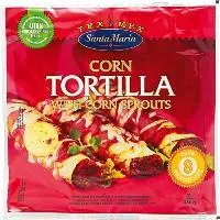 Maisitortilja 20 cm x 8 tk, SANTA MARIA, 336 g