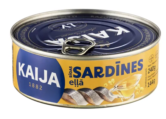 Sardiinid õlis KAIJA EO 240g