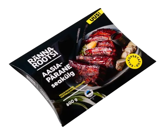 Seakülg RANNAROOTSI, Aasiapärane, vürtsikas Korea sojakastmega, eelküpsetatud, 600g