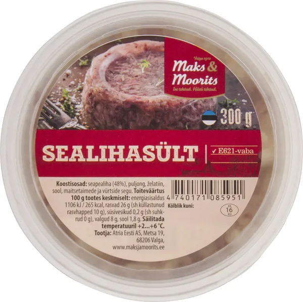 Sealihasült MAKS&MOORITS, 300g