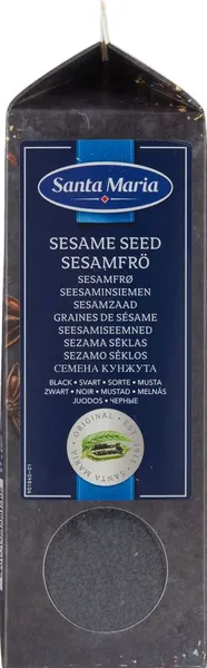Seesamiseemned SANTA MARIA, mustad, 550 g
