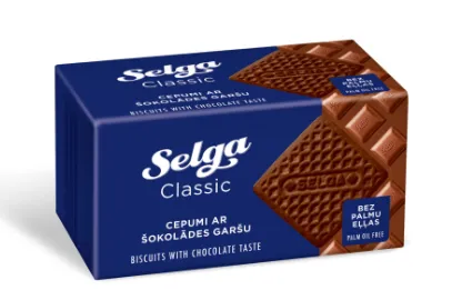 SELGA Šokolaadimaitselised küpsised 180g