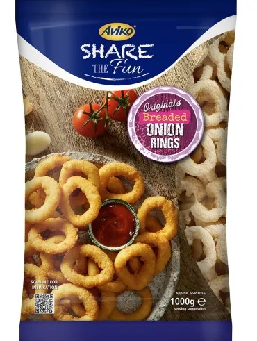 Saldēti sīpolu gredzeni Aviko, 1kg