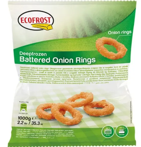 Sibularõngad ECOFROST külmutatud, 1kg