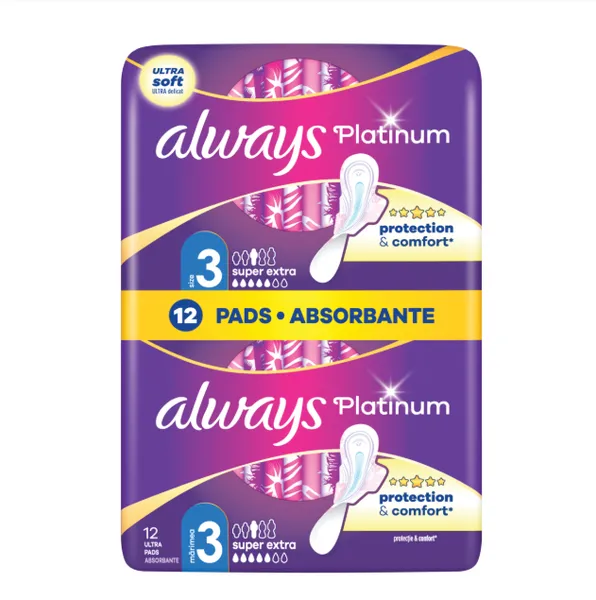 Sidemed ALWAYS Platinum Day&Night S3, 12tk