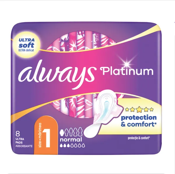 Sidemed ALWAYS Platinum Normal S1, 8tk