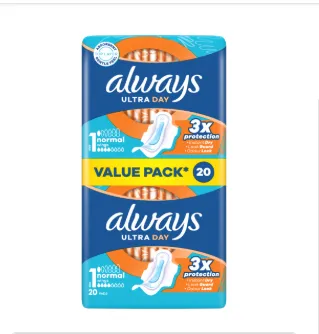 Hügieenisidemed Ultra normal plus, ALWAYS, 20 tk