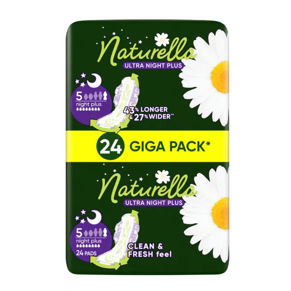 Sidemed NATURELLA Ultra Night Plus S5, 24tk