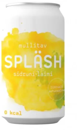 Sidruni-laimi gaseeritud vesi SPLÄSH 330ml