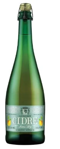 Sidrs LA COLVERT, Ābolu, pussauss, 5,5%, stiklā, 0.75l (DEP)